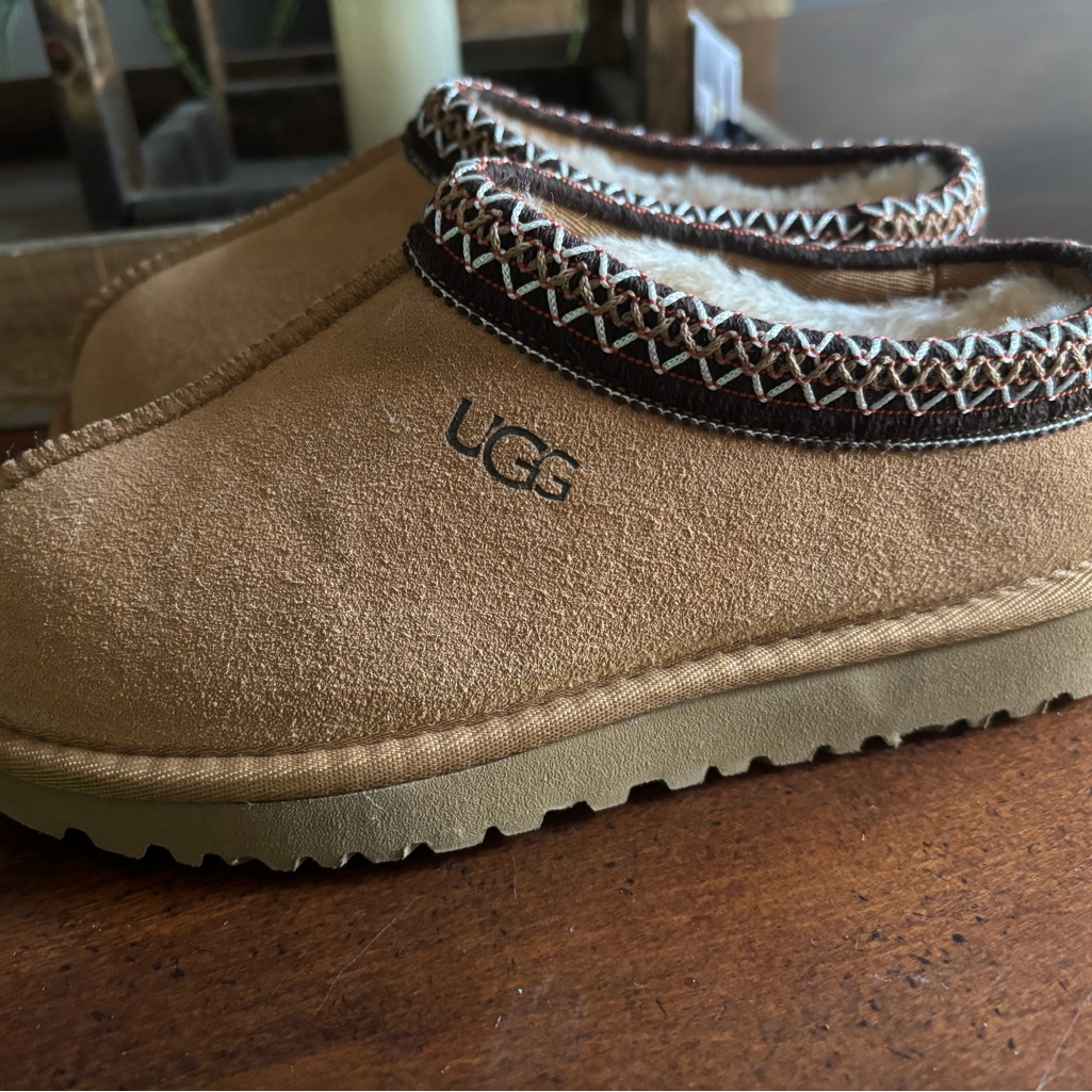 Ugg Tan Suede Slippers